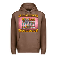 Chestnut mama llama sunflowers Premium Hoodie - LillyAllenDesigns
