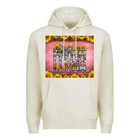 Oatmeal Heather mama llama sunflowers Premium Hoodie - LillyAllenDesigns