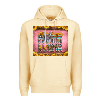 Pina Colada mama llama sunflowers Premium Hoodie - LillyAllenDesigns
