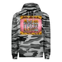 Slate Camo mama llama sunflowers Premium Hoodie - LillyAllenDesigns
