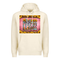 Tofu mama llama sunflowers Premium Hoodie - LillyAllenDesigns