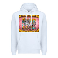 White mama llama sunflowers Premium Hoodie - LillyAllenDesigns