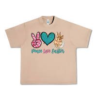 Burro peace love easter with bunny and butterfly Urban Heavy Tee - Artiststas