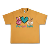 Peanut Butter peace love easter with bunny and butterfly Urban Heavy Tee - Artiststas