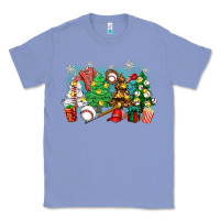 Colony Blue christmas trees with baseball Classic Tee - Zillion Design Studio