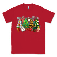 Red christmas trees with baseball Classic Tee - Zillion Design Studio