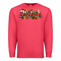 Cardinal christmas trucks Premium Sweatshirt - FaDigitalArtStudio