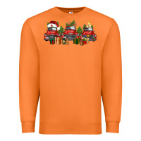 Carrot christmas trucks Premium Sweatshirt - FaDigitalArtStudio