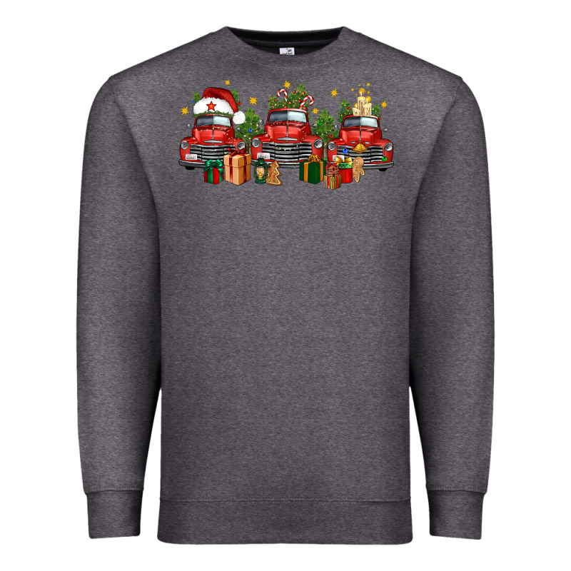 Christmas Trucks Premium Sweatshirt by FaDigitalArtStudio | Teevron