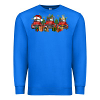 True Royal christmas trucks Premium Sweatshirt - FaDigitalArtStudio