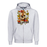 Heather Grey karma bites back Zipper Hoodie - RanaPortraitStore