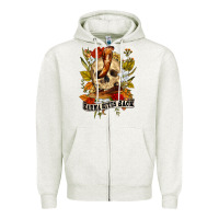 Oatmeal Heather karma bites back Zipper Hoodie - RanaPortraitStore