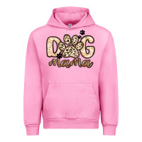 Fuchsia Pink dog mama Urban Hoodie - MaliasSmallBusiness