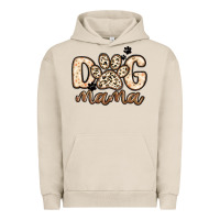 Pigment French Oak dog mama Urban Hoodie - MaliasSmallBusiness