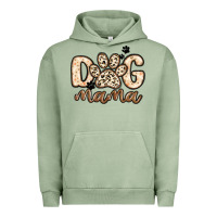 Pigment Oil Green dog mama Urban Hoodie - MaliasSmallBusiness