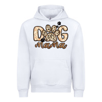 White dog mama Urban Hoodie - MaliasSmallBusiness
