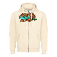 Sandshell baseball Zipper Hoodie - texasbilliewilder