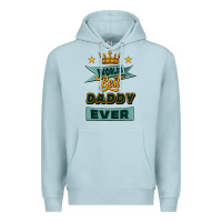 Blue Mist world's best daddy ever Premium Hoodie - Jasminsmagicworld