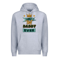 Heather Grey world's best daddy ever Premium Hoodie - Jasminsmagicworld