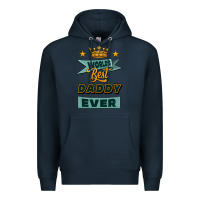 Navy world's best daddy ever Premium Hoodie - Jasminsmagicworld