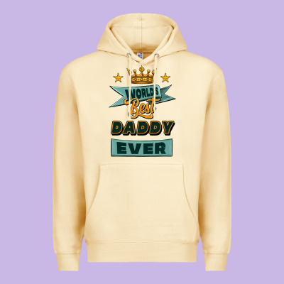 World's Best Daddy Ever Premium Hoodie Designed By Jasminsmagicworld