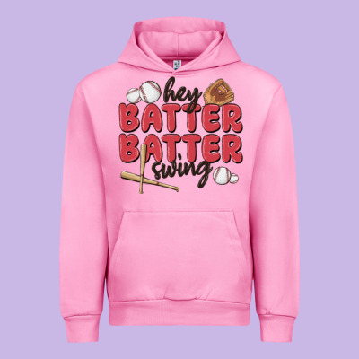 Hey Batter Batter Swing Urban Hoodie Designed By Maliassmallbusiness