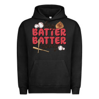 Pigment Black hey batter batter swing Urban Hoodie - MaliasSmallBusiness
