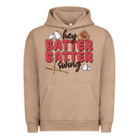 Pigment Burro hey batter batter swing Urban Hoodie - MaliasSmallBusiness