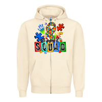 Sandshell support squad autism Zipper Hoodie - Zillion Design Studio