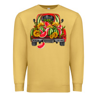 Antique Gold watermelon and truck Premium Sweatshirt - HRA Design Shop