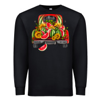 Black watermelon and truck Premium Sweatshirt - HRA Design Shop
