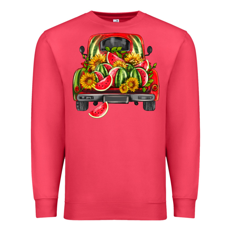 Watermelon And Truck Premium Sweatshirt by HRA Design Shop | Teevron