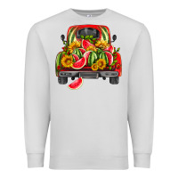 Dove Grey watermelon and truck Premium Sweatshirt - HRA Design Shop