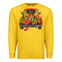 Lemon watermelon and truck Premium Sweatshirt - HRA Design Shop