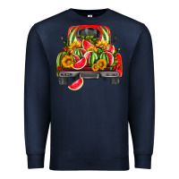 Navy watermelon and truck Premium Sweatshirt - HRA Design Shop