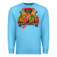Ocean Blue watermelon and truck Premium Sweatshirt - HRA Design Shop