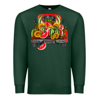 Sports Green watermelon and truck Premium Sweatshirt - HRA Design Shop