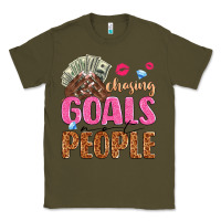 Army Green chasing goals not people Classic Tee - texasbilliewilder