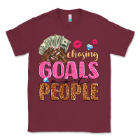 Burgundy chasing goals not people Classic Tee - texasbilliewilder