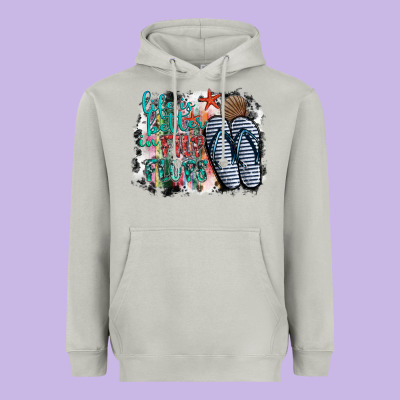 Life Is Better In Fılp Flops Heavyweight Hoodie Designed By Sublimationcraftshop