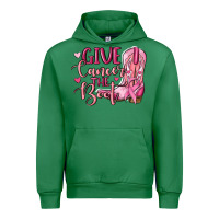 Emerald give cancer the boot Urban Hoodie - MaliasSmallBusiness