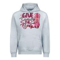 Heather Grey give cancer the boot Urban Hoodie - MaliasSmallBusiness