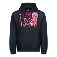 Navy give cancer the boot Urban Hoodie - MaliasSmallBusiness