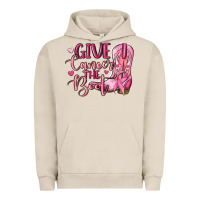 Pigment French Oak give cancer the boot Urban Hoodie - MaliasSmallBusiness
