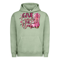 Pigment Oil Green give cancer the boot Urban Hoodie - MaliasSmallBusiness