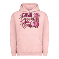 Pigment Salmon give cancer the boot Urban Hoodie - MaliasSmallBusiness