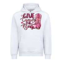 White give cancer the boot Urban Hoodie - MaliasSmallBusiness