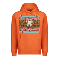 Carrot llama and roses glitter Premium Hoodie - LillyAllenDesigns