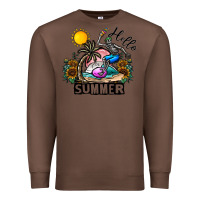 Chestnut hello summer Premium Sweatshirt - CowhideDigitalArt