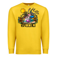 Lemon hello summer Premium Sweatshirt - CowhideDigitalArt